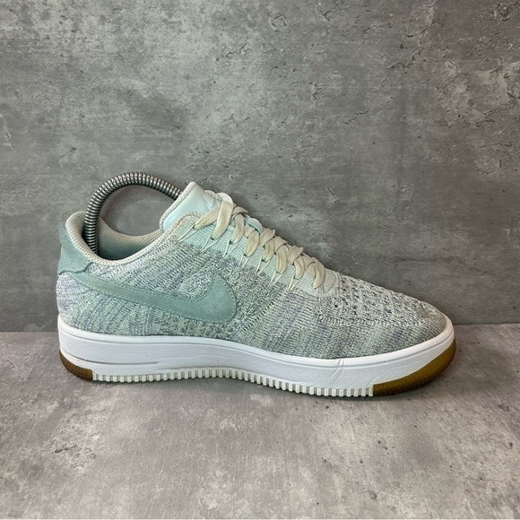 Nike Air Force 1 Flyknit Sneakers 820256-400 Womens sz 9- teal - Picture 3 of 6